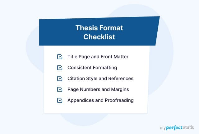 Thesis Format