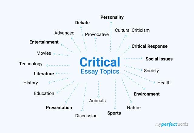 critical essay topics
