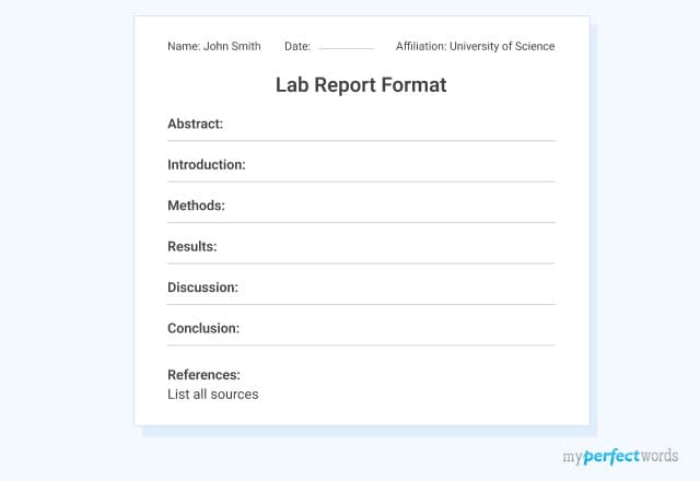 Lab Report Format